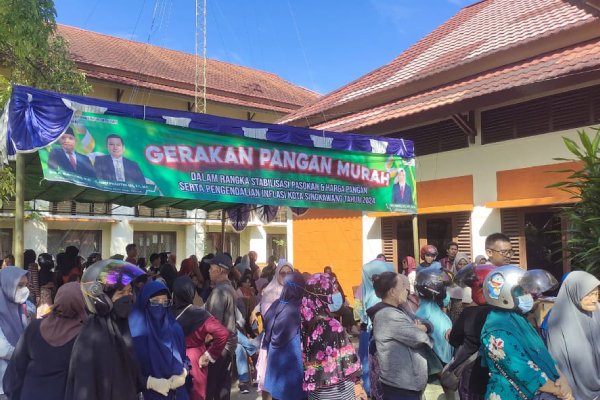 Kegiatan Gerakan Pangan Murah Kecamatan Singkawang Tengah